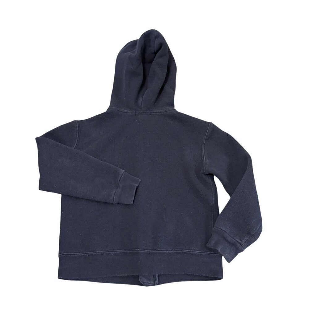 Polo Ralph Lauren Unisex Kids Navy Blue Full Zip Hooded Sweatshirt Size 6 120/60 - Picture 2 of 15